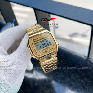 CASIO A168WG-9W-MAU-VANG-CAROTWATCH