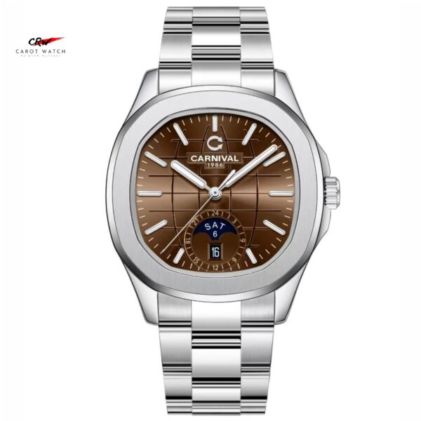 CARNIVAL-8113G-VT-N LÀ ĐỒNG HỒ NAM CHÍNH HÃNG, CHỐNG NƯỚC, MÁY AUTOMATIC