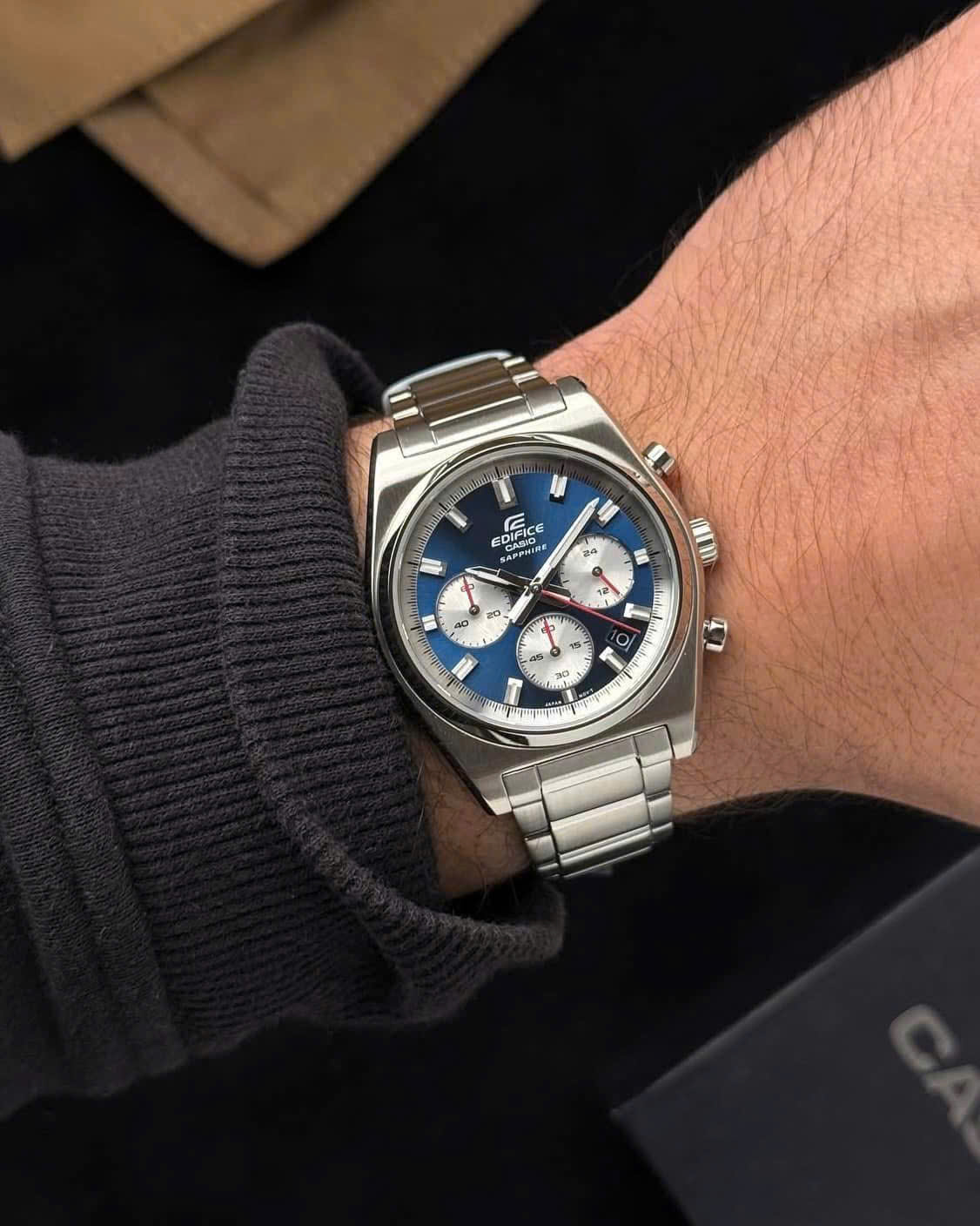 CASIO EDIFICE EFB-730D-2A CASIO EDIFICE EFB 730D 2A CAROTWATCH