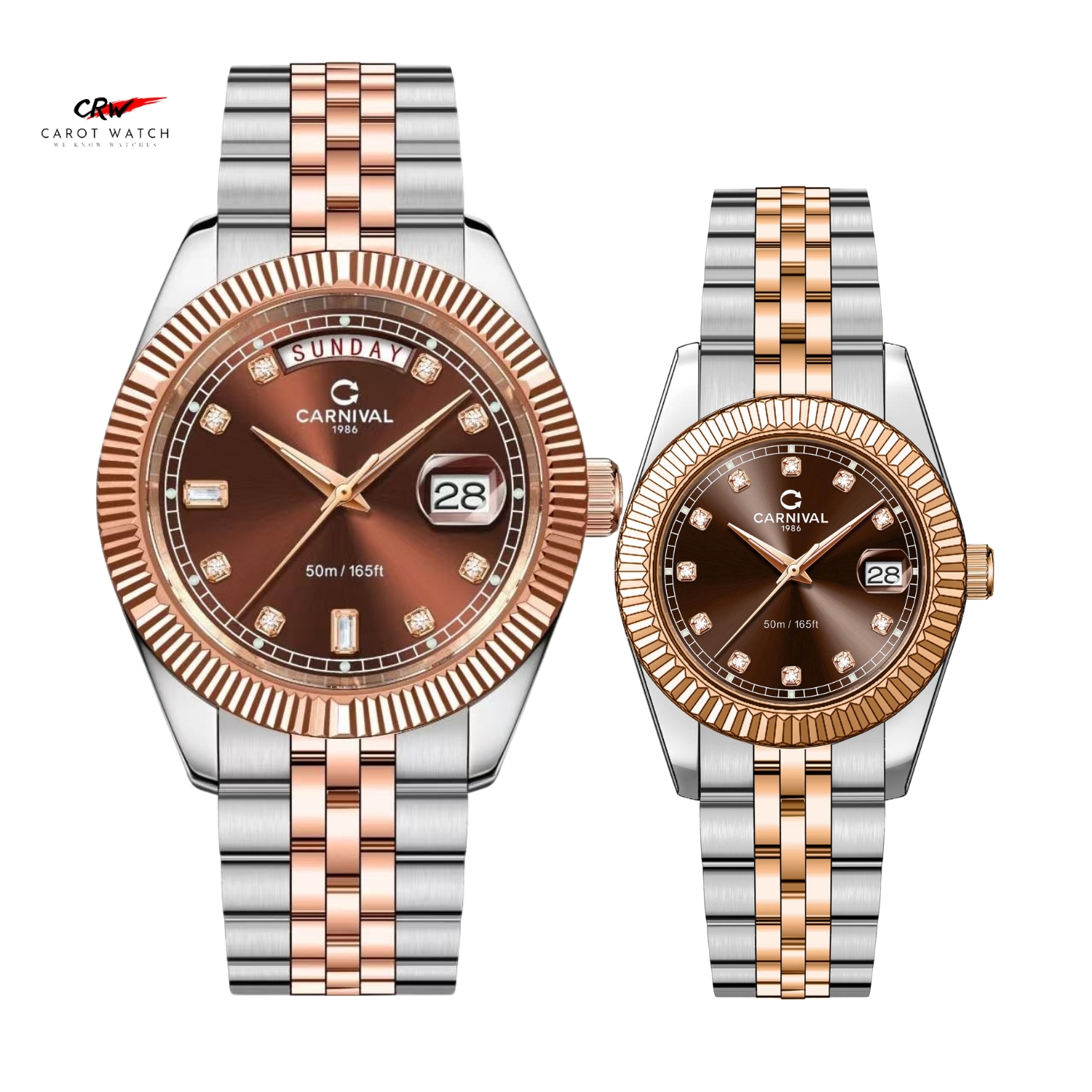 COUPLE CARNIVAL DEMI NAU 8190G & 8131L